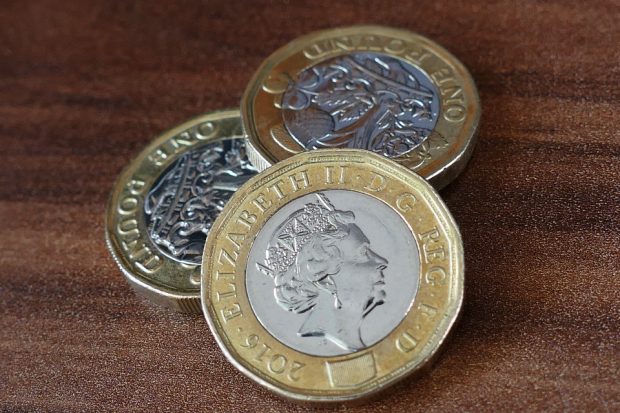 British pound coins